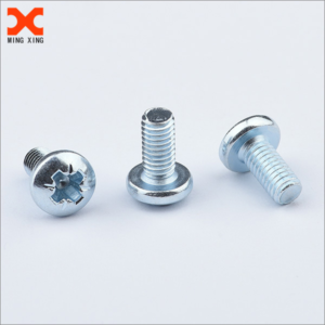 pan head machine clear screw