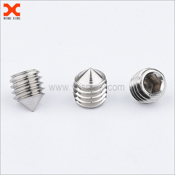 custom socket head cone point set screw manufacturers