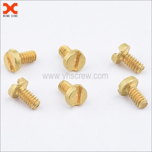 custom slotted brass pan head machine screws wholesale