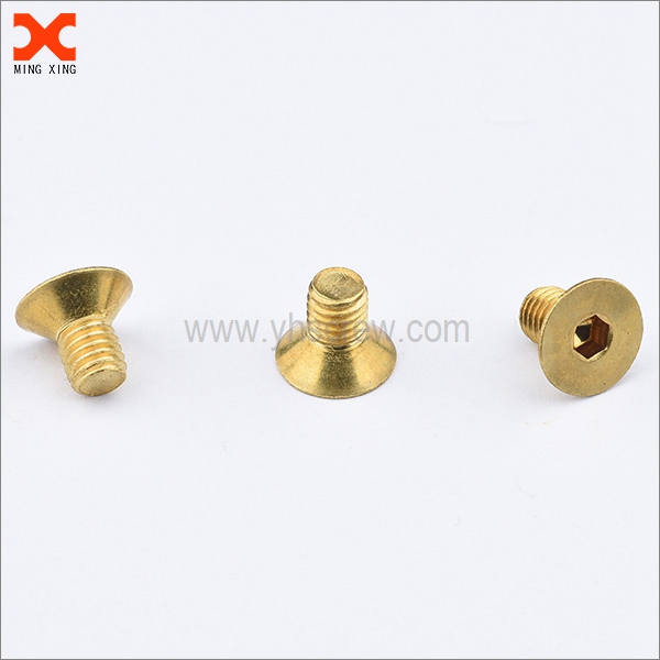 brass socket head brass countersunk screws wholesale
