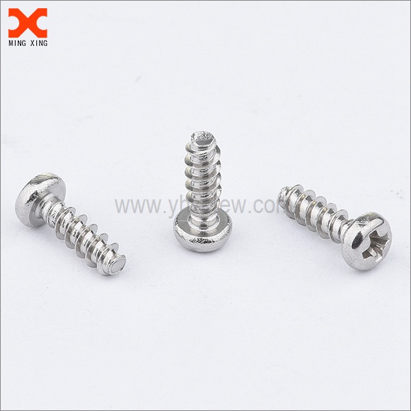 pan head phillips drive thread forming screws for plastic