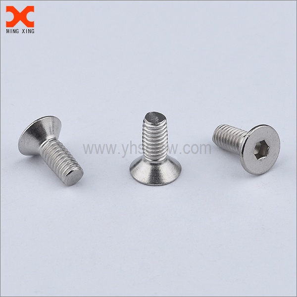 socket head stainless steel countersunk machine screws