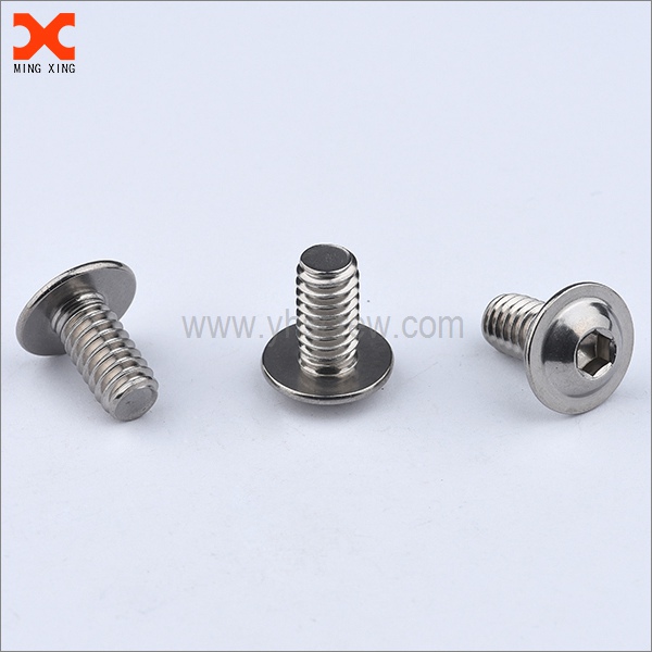 nickel plated hex socket washer head screws