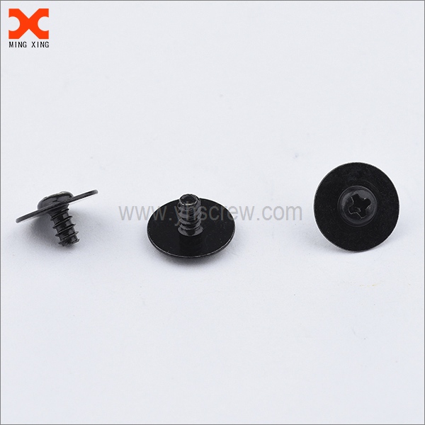 black zinc washer phillips head self tapping screws