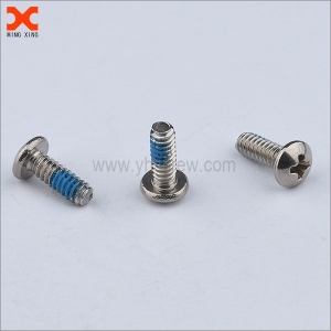 nylon 8-32 machine screw with locking patch 