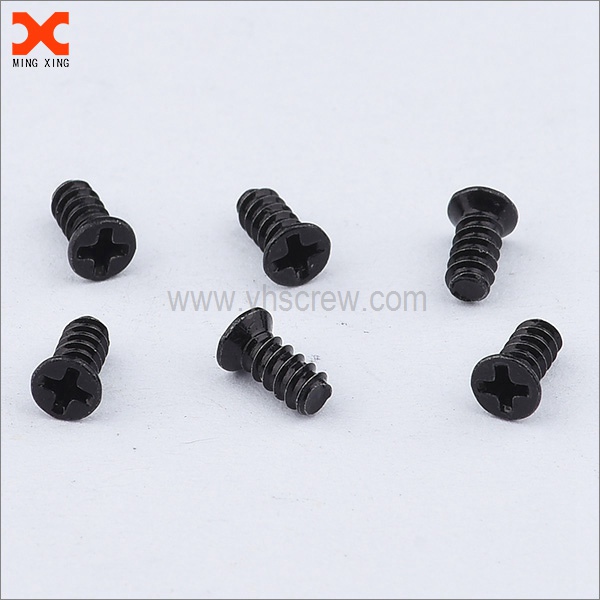 black zinc plated screws self tapping machine screws