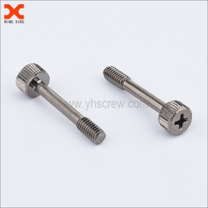 black nickel stainless steel thump captive screw