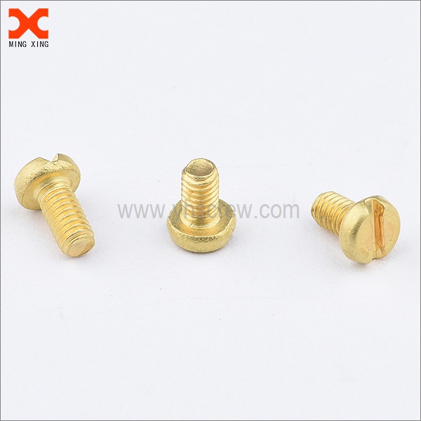 M2 slotted brass pan head screws manufacturer