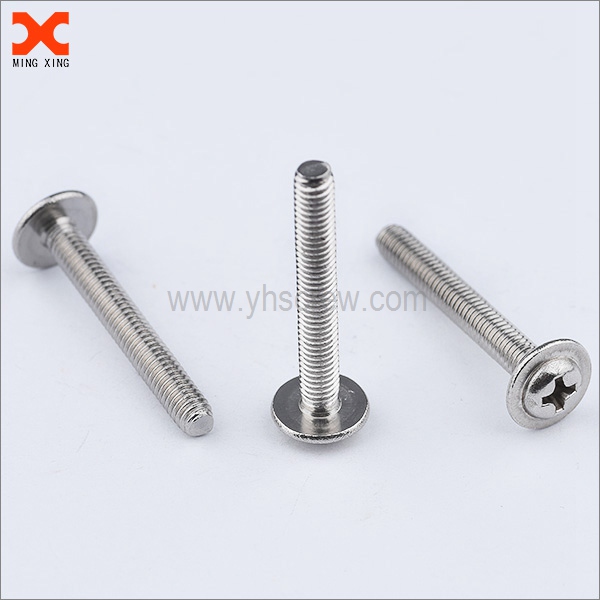 phillips washer head machine screws for sale