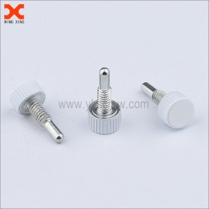 custom white painted metric knurled thumb screws wholesale