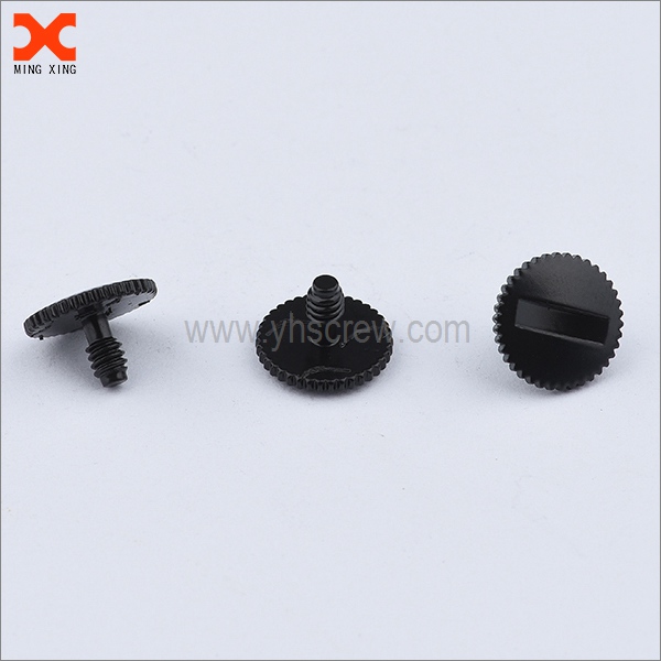 M2 big head black half thread screw captive hardware supplier