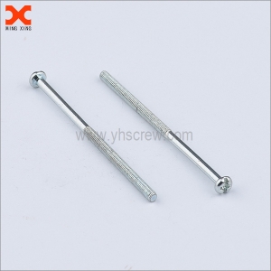 White zinc plated long captive hardware screw wholesale