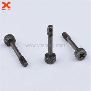 A2 stainless steel black nickel metric captive panel screws