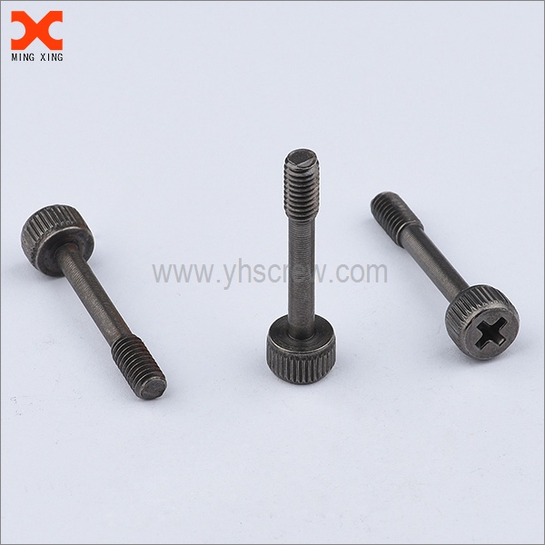 A2 stainless steel black nickel metric captive panel screws