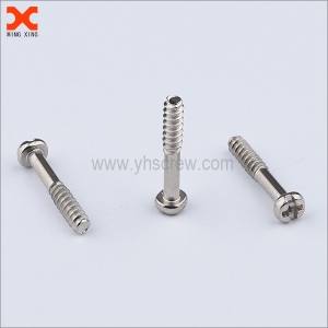 Cross recess thread forming stainless steel captive screws metric