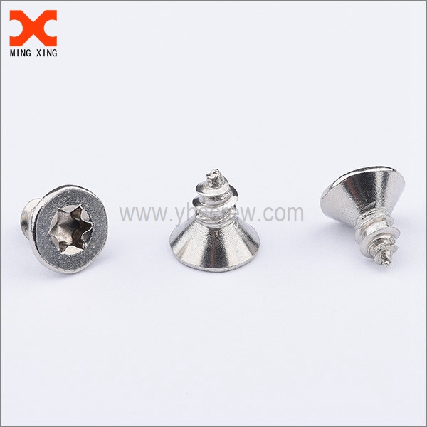 small countersunk torx drive type a self tapping screw