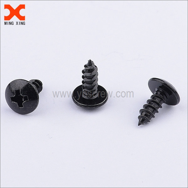 phillips truss head type ab black oxide self tapping screws