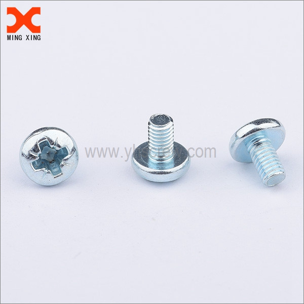 Round head custom screw pozi drive 12.9 grade zinc