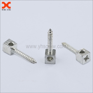Cable tie screw square head phillip drive with holes
