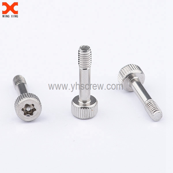 torx pin knurled thumb screws stainless steel