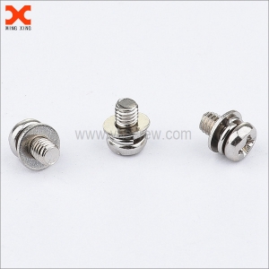 M1.6 Phillips Pan Head steel zinc plated sems machine screw