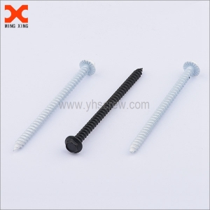 White and black flange self-tapping screws supply