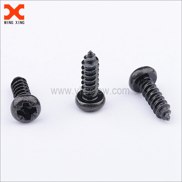 pozi type ab black pan head self-tapping screws