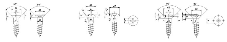 What do self tapping screws look like