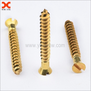 Brass wood screws manufacturer in China