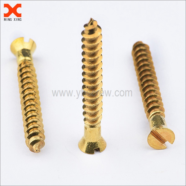 Brass wood screws manufacturer in China