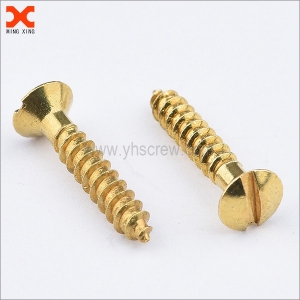 Brass wood screws manufacturer in China