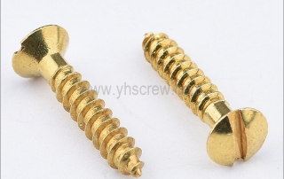 Brass wood screws manufacturer in China