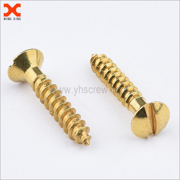 Brass wood screws manufacturer in China