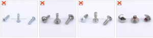 right screw size